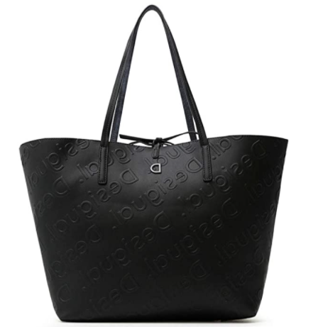 Desigual Women's PU Shopping Bag, Blue